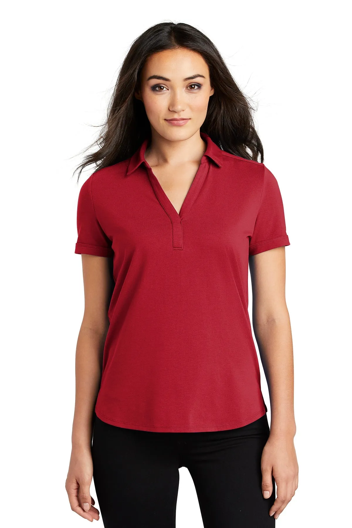 OGIO Ladies Limit Branded Polos, Signal Red