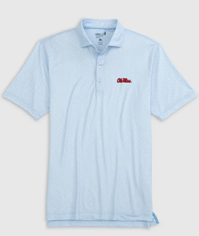 Ole Miss Hinson Polo - Gulf Blue