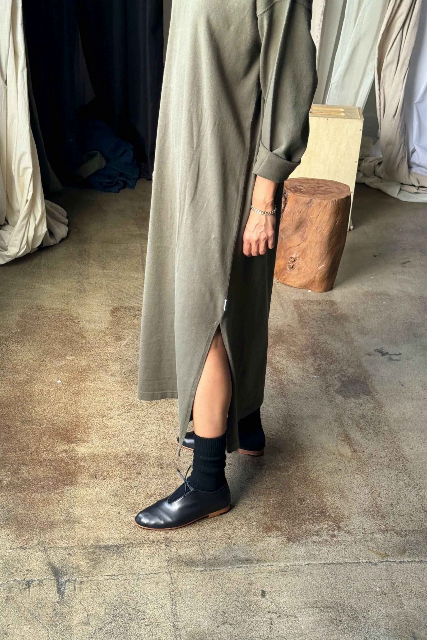 Olive Green Sunday Dress