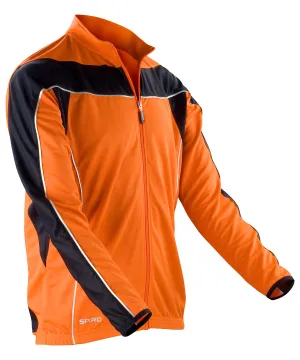 Orange/Black - Spiro bikewear long sleeve performance top