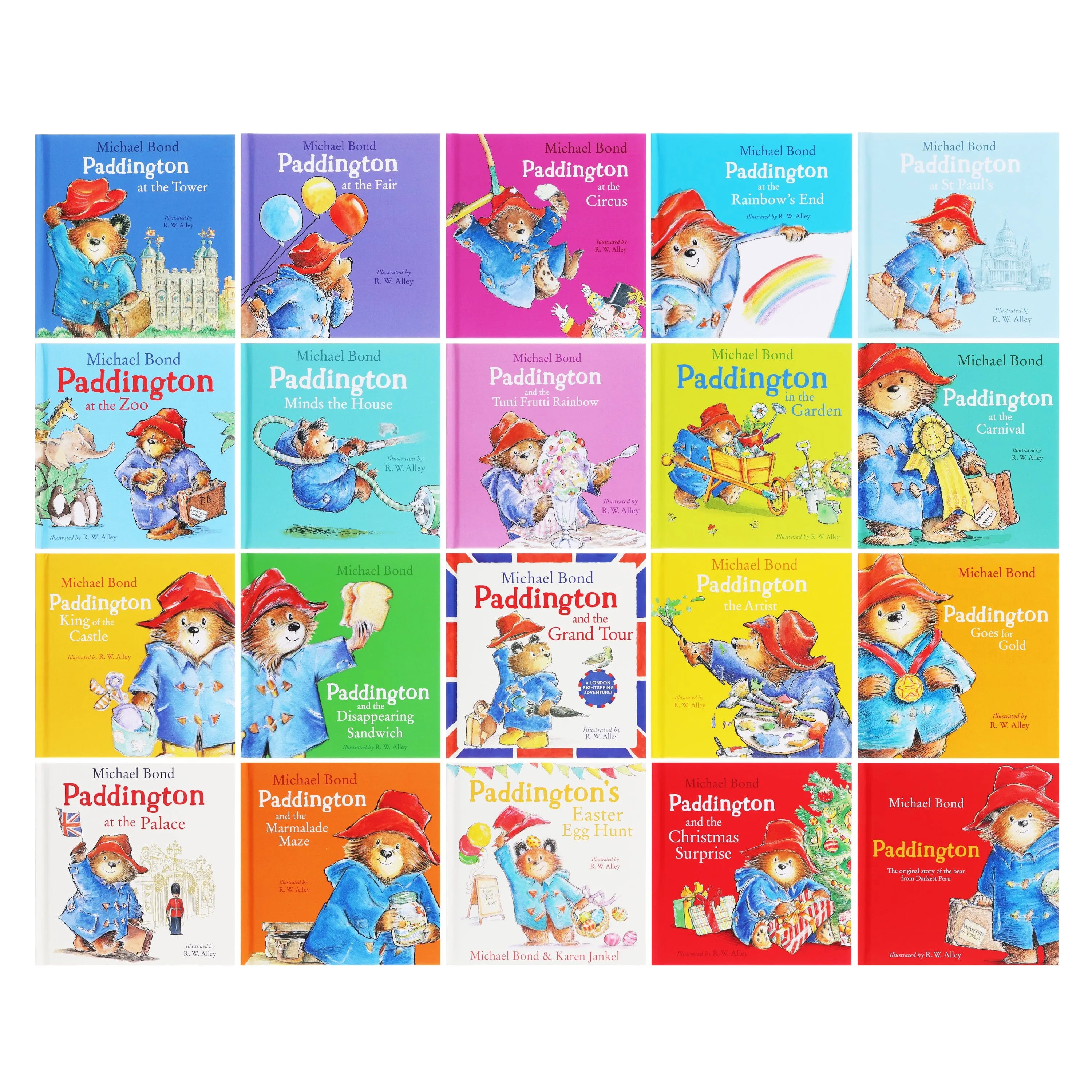 Paddington Classic Story Collection By Michael Bond 20 Books Collection Box Set - Ages 3  - Hardback