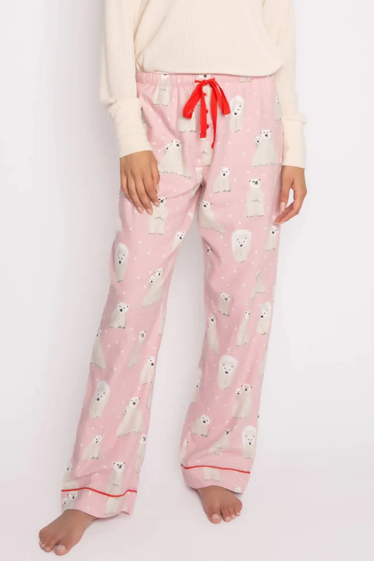 Polar Bear Print Cotton Loungewear