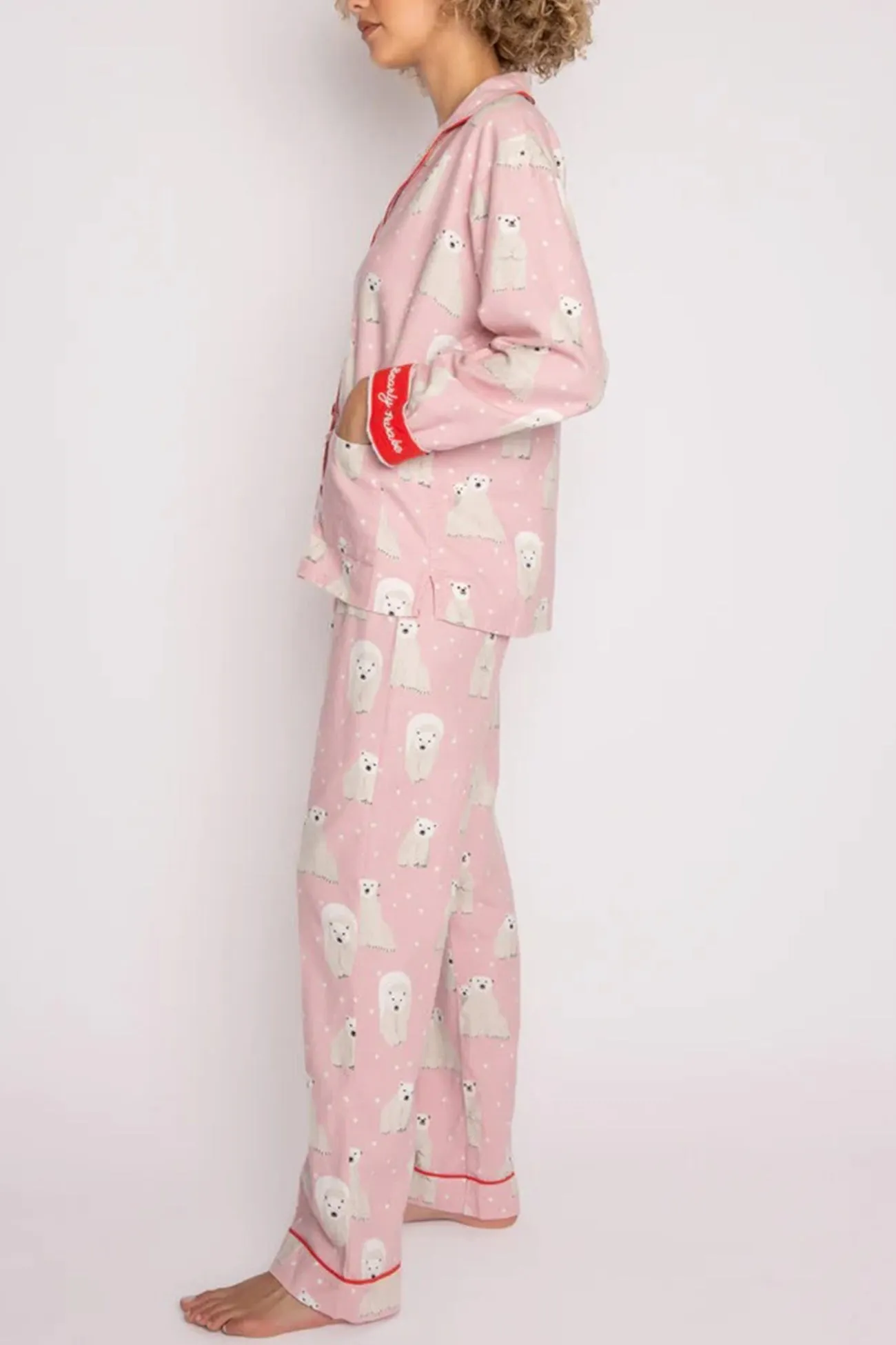 Polar Bear Print Cotton Loungewear