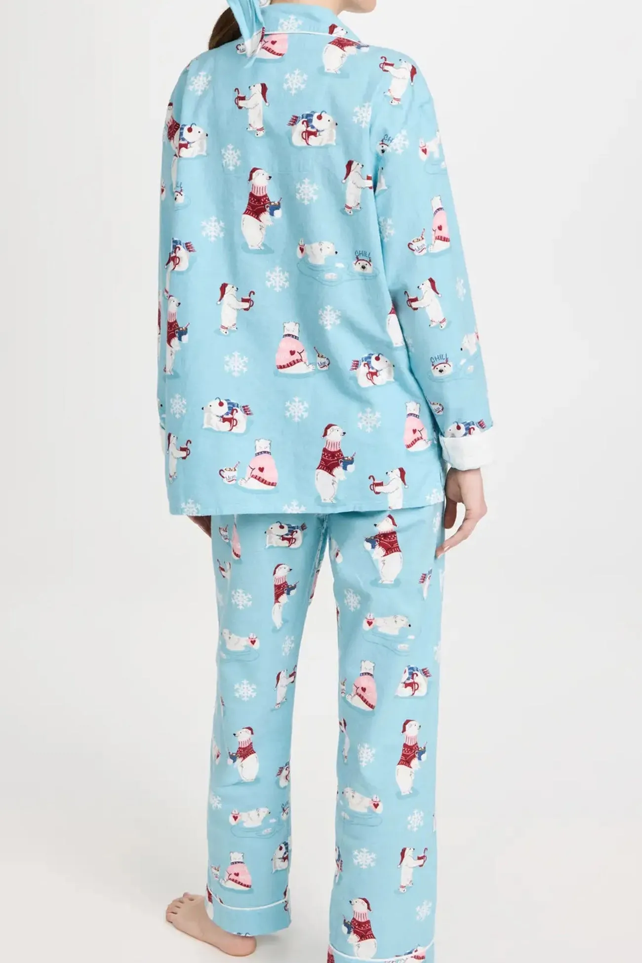 Polar Bear Print Cotton Loungewear