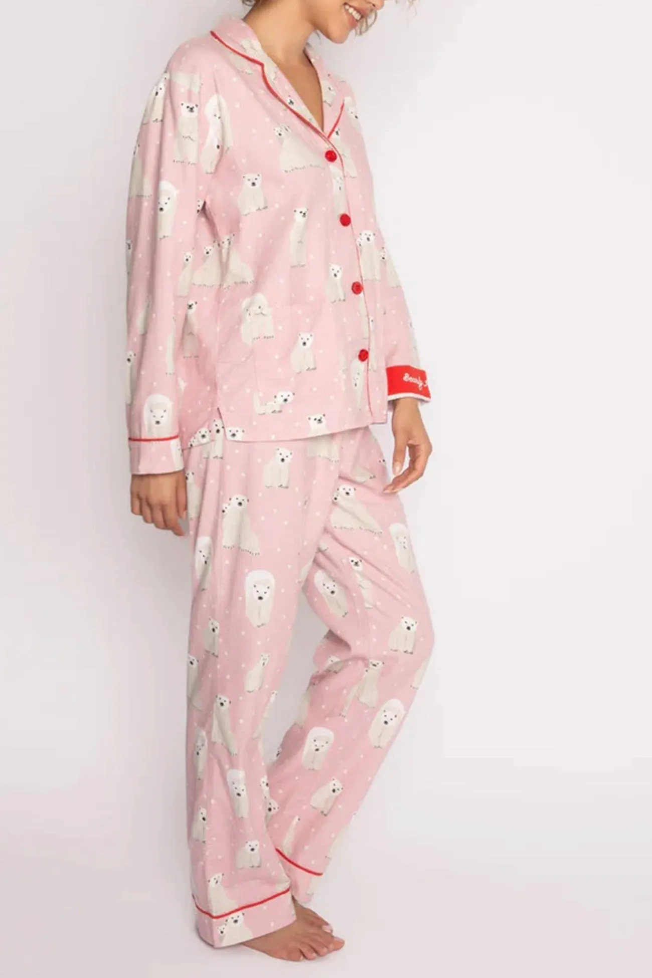 Polar Bear Print Cotton Loungewear