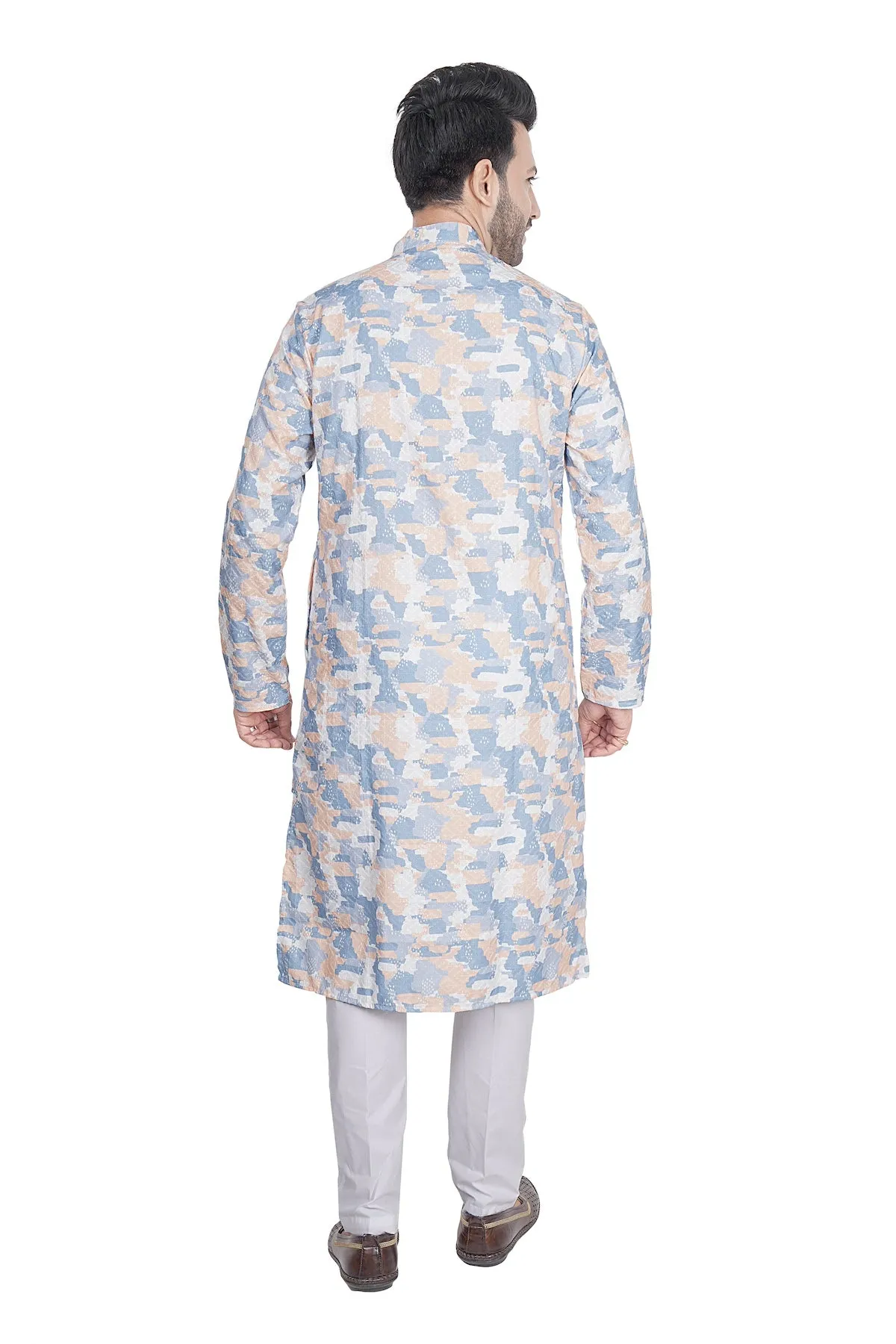 Printed menswear kurta