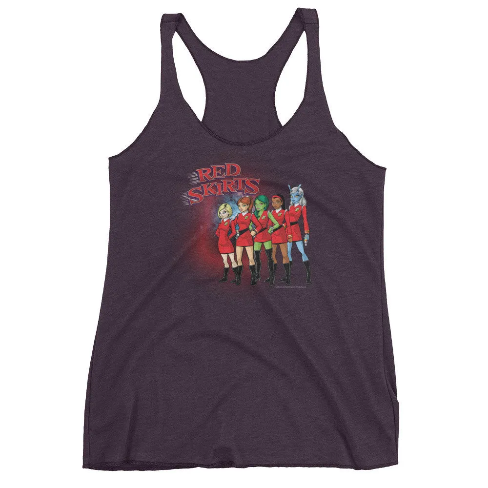 Red Skirts Security Team Racerback Tank Top