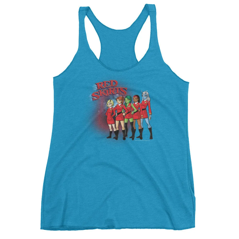 Red Skirts Security Team Racerback Tank Top