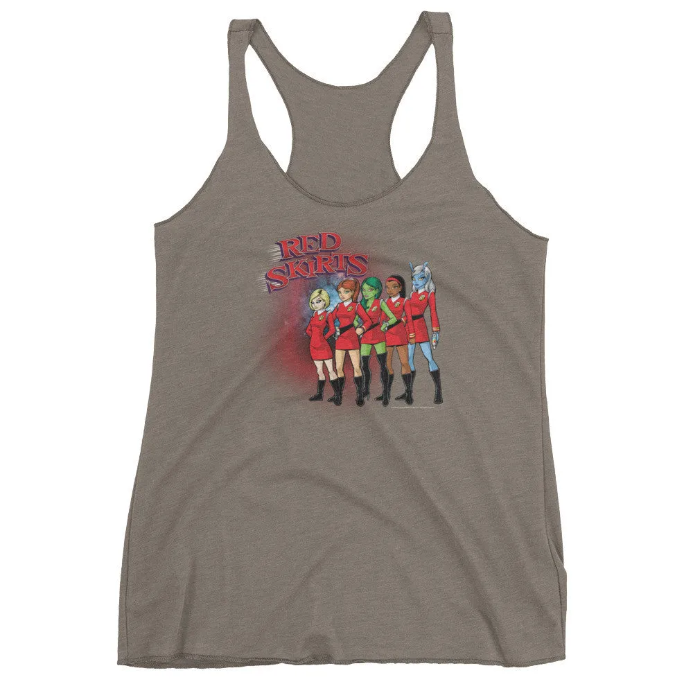 Red Skirts Security Team Racerback Tank Top