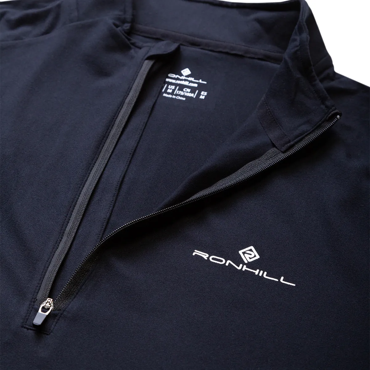 Ronhill Core Thermal 1/2 Zip Mens | Black/bright White