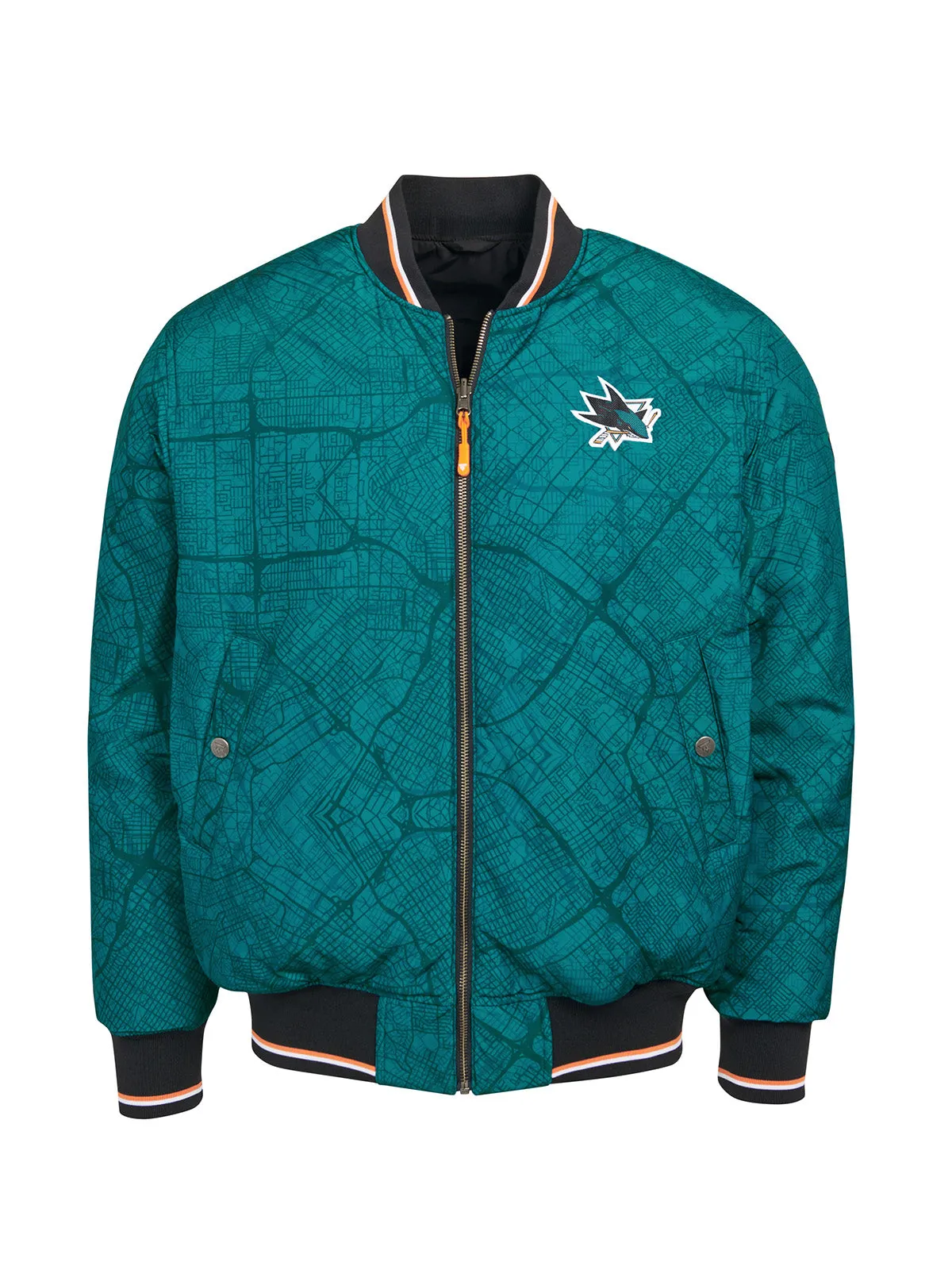 San Jose Sharks Reversible Bomber