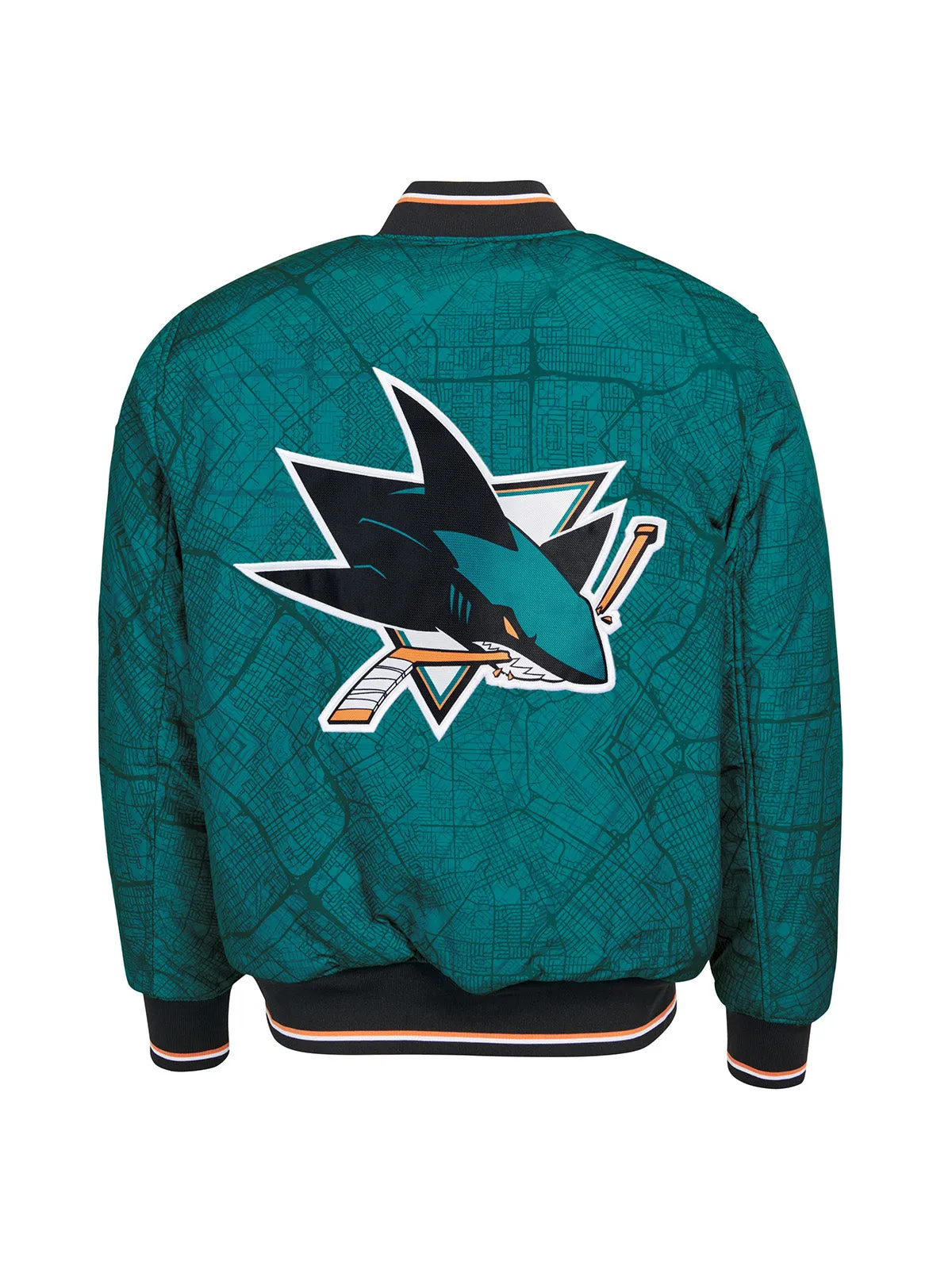 San Jose Sharks Reversible Bomber