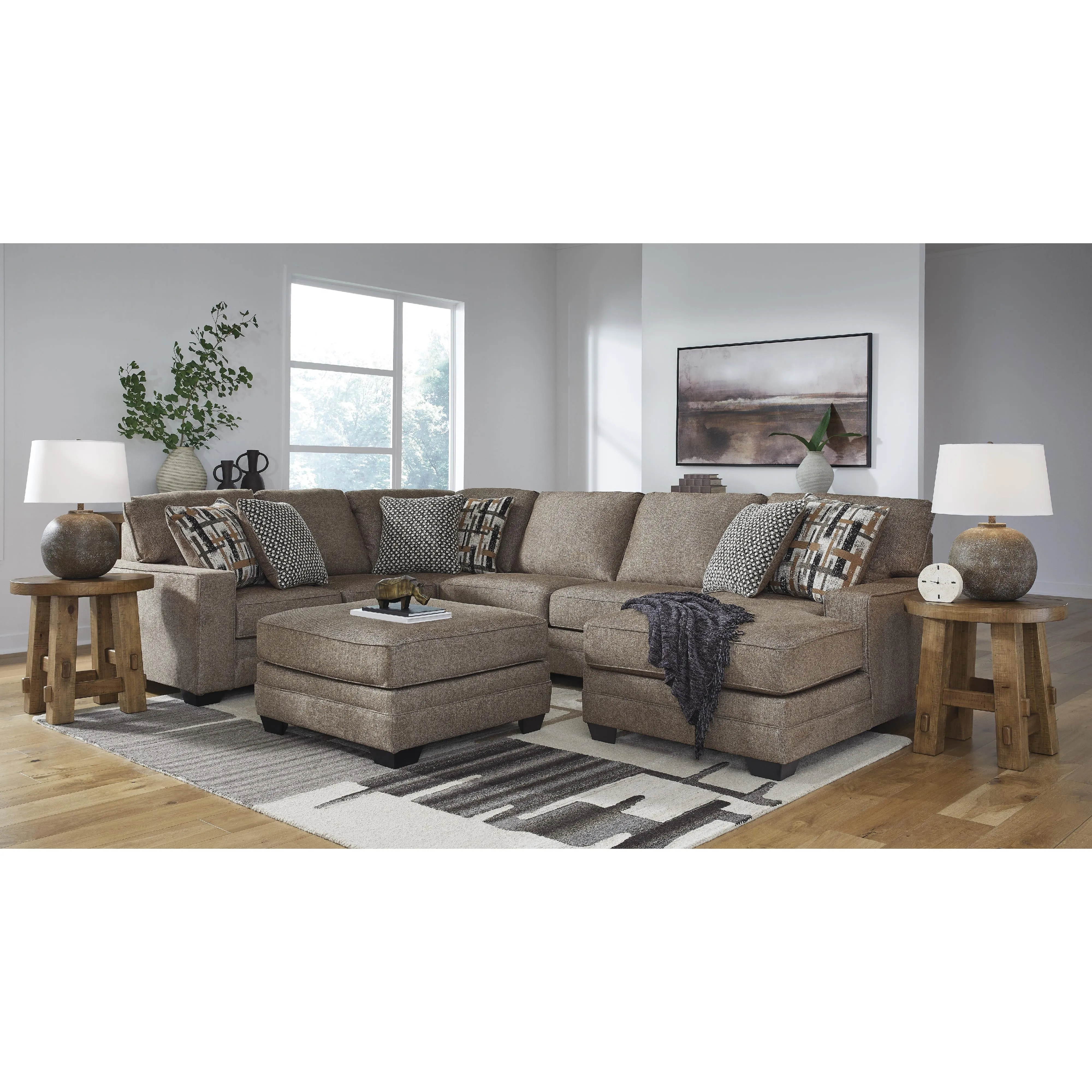 Signature Design by Ashley Cannonbrook Fabric 3 pc Sectional 9820166/9820134/9820117