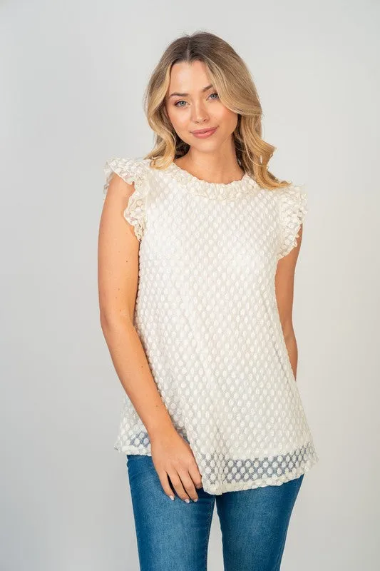 Sleeveless Solid Knit Top