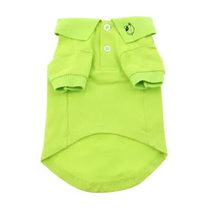 Solid Dog Polo Green Flash Large