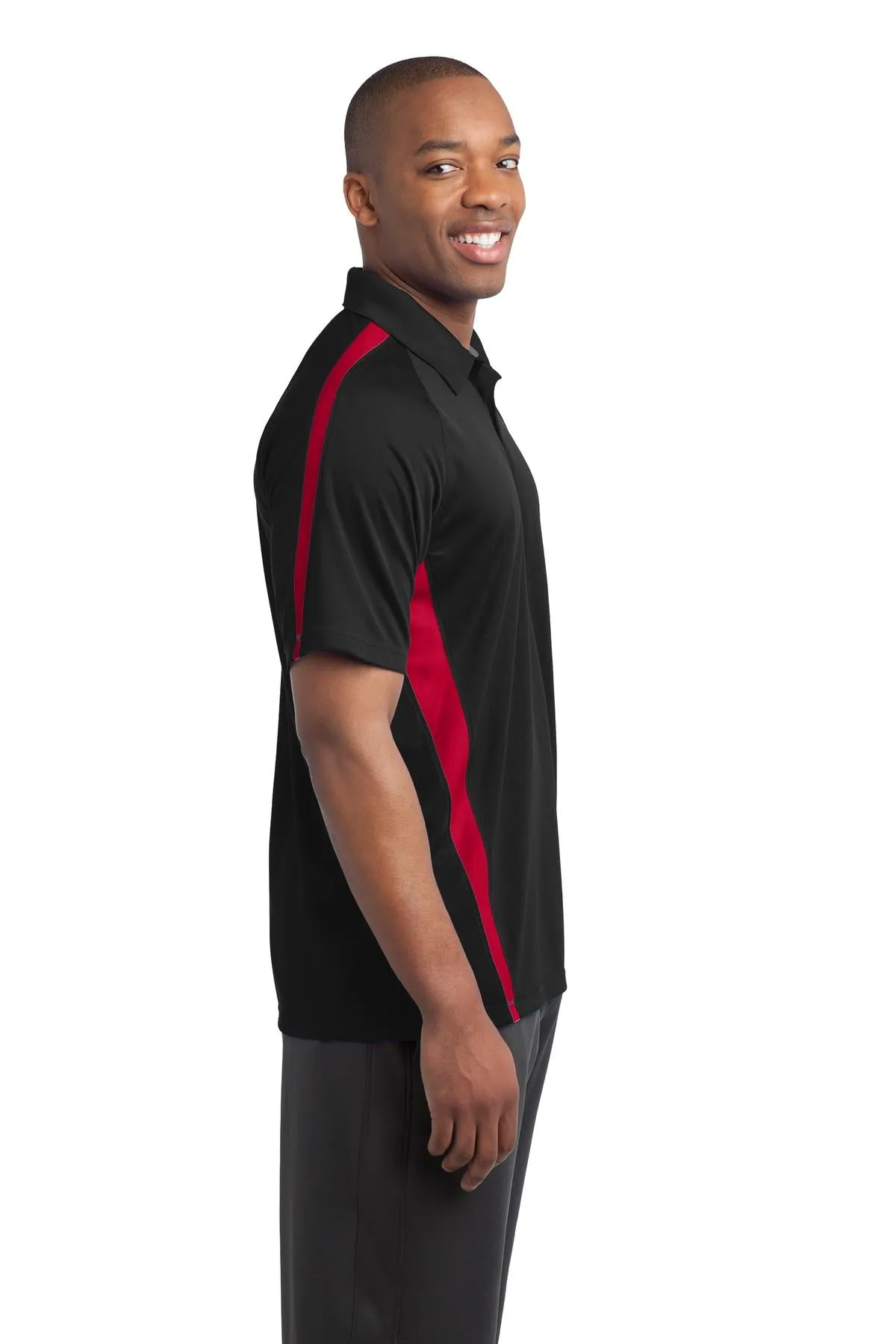 Sport-Tek® PosiCharge® Micro-Mesh Colorblock Polo. ST685