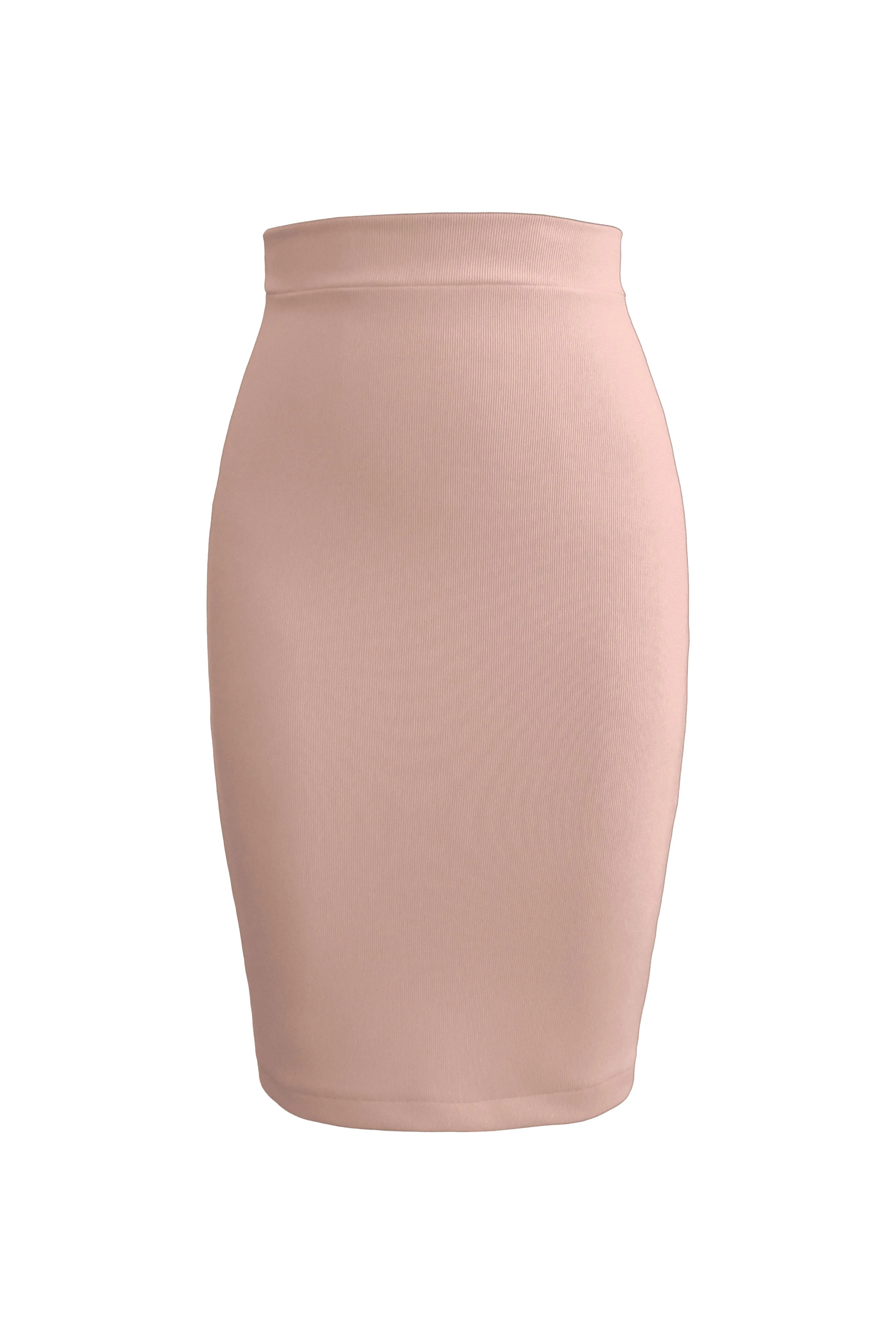 Stretch Ribbed Skirt