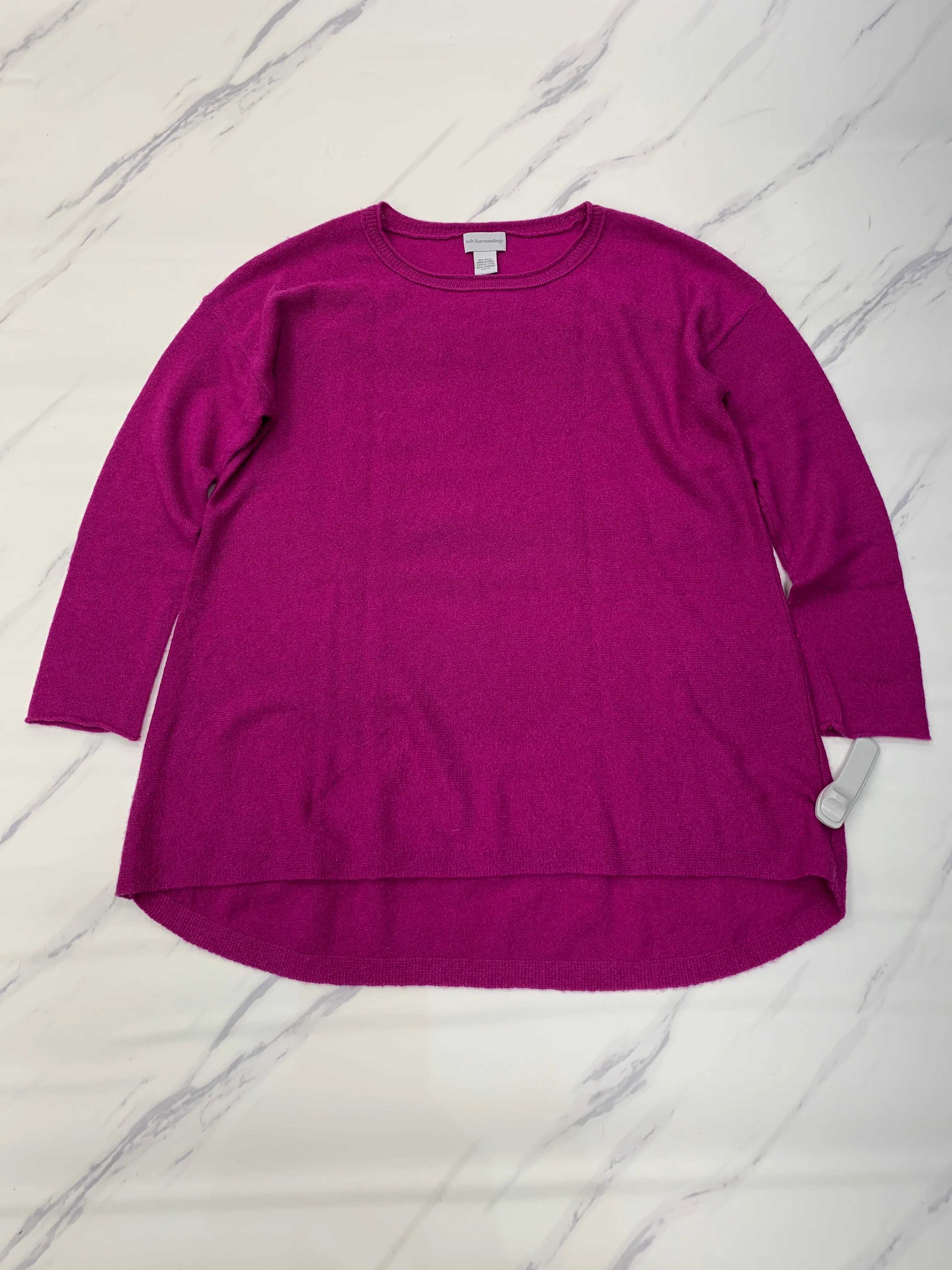 Sweater Cashmere By Soft Surroundings In Purple, Size: Xl