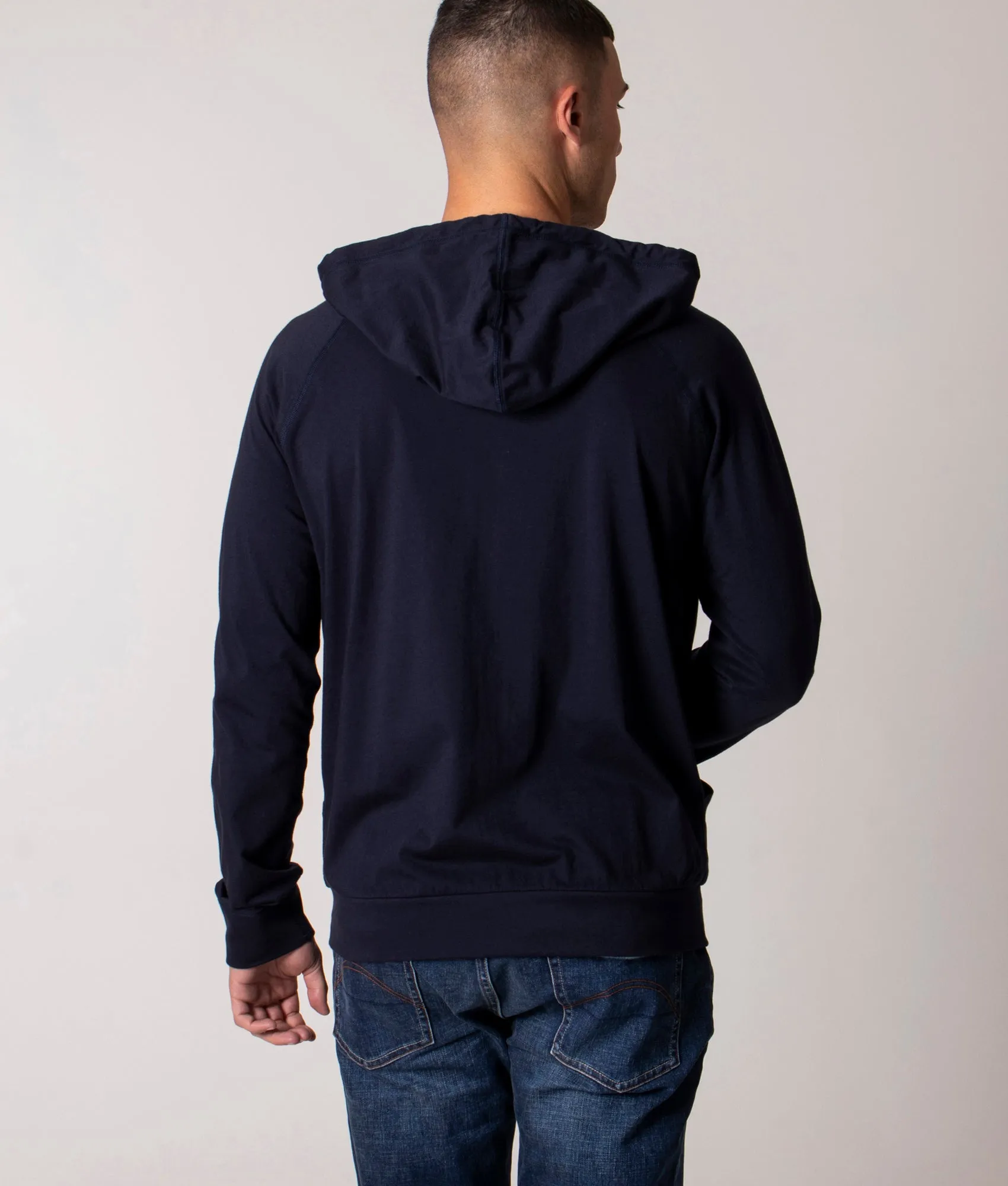 Tape Zip Through Lounge Hoodie