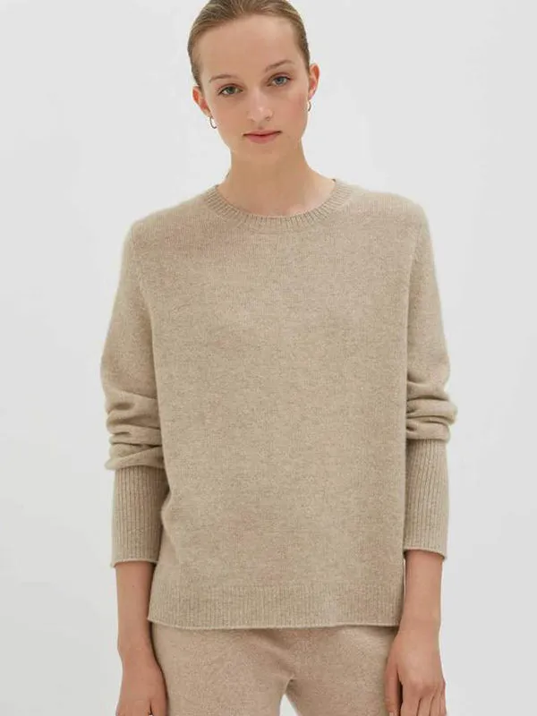 The Boxy Jumper in Oatmeal