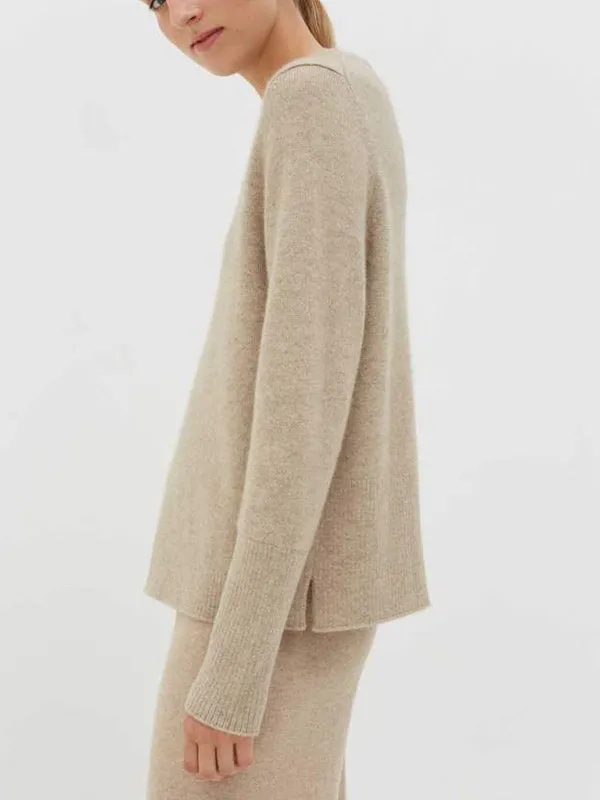 The Boxy Jumper in Oatmeal