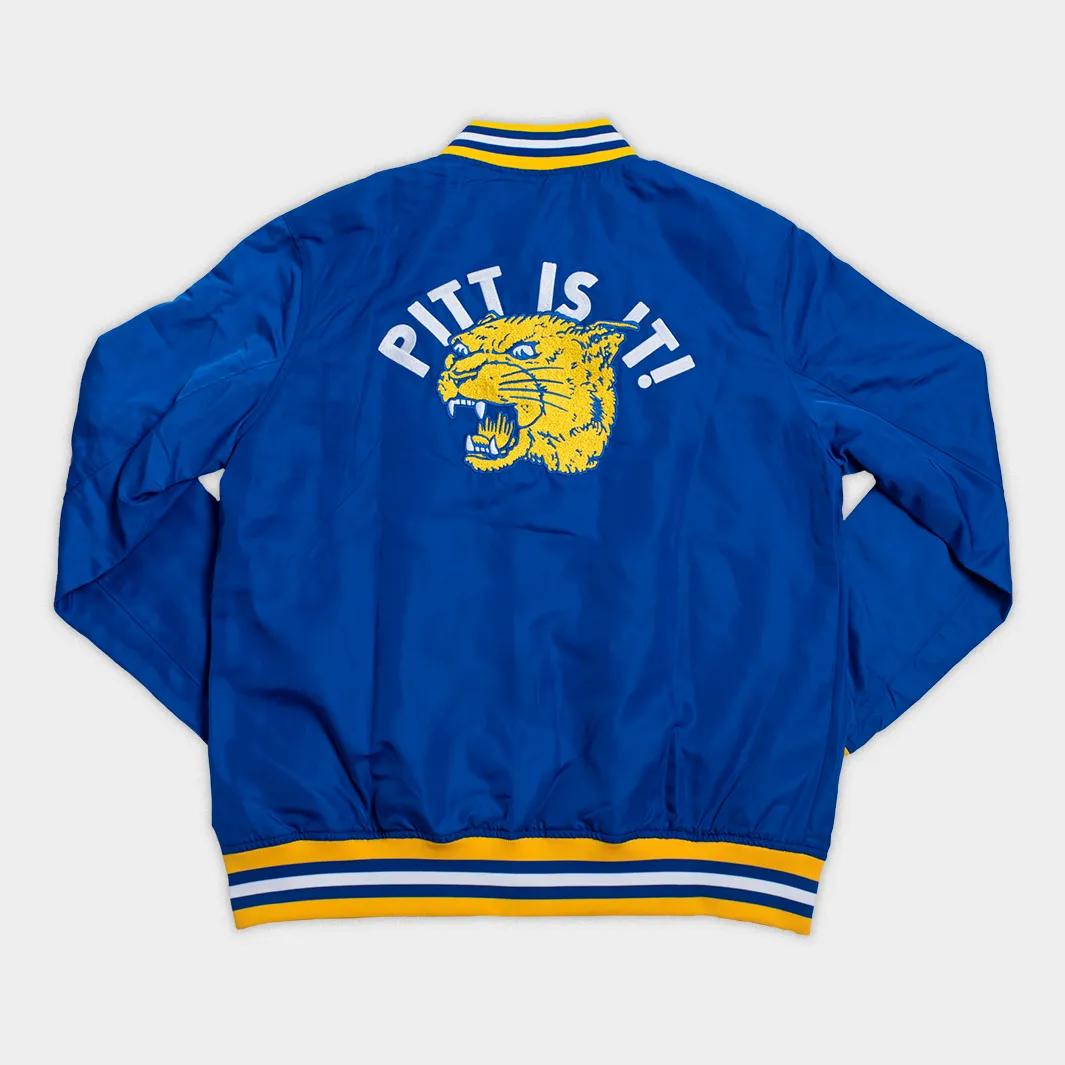 Vintage-Inspired "Pitt is It!" 1970's Bomber Jacket