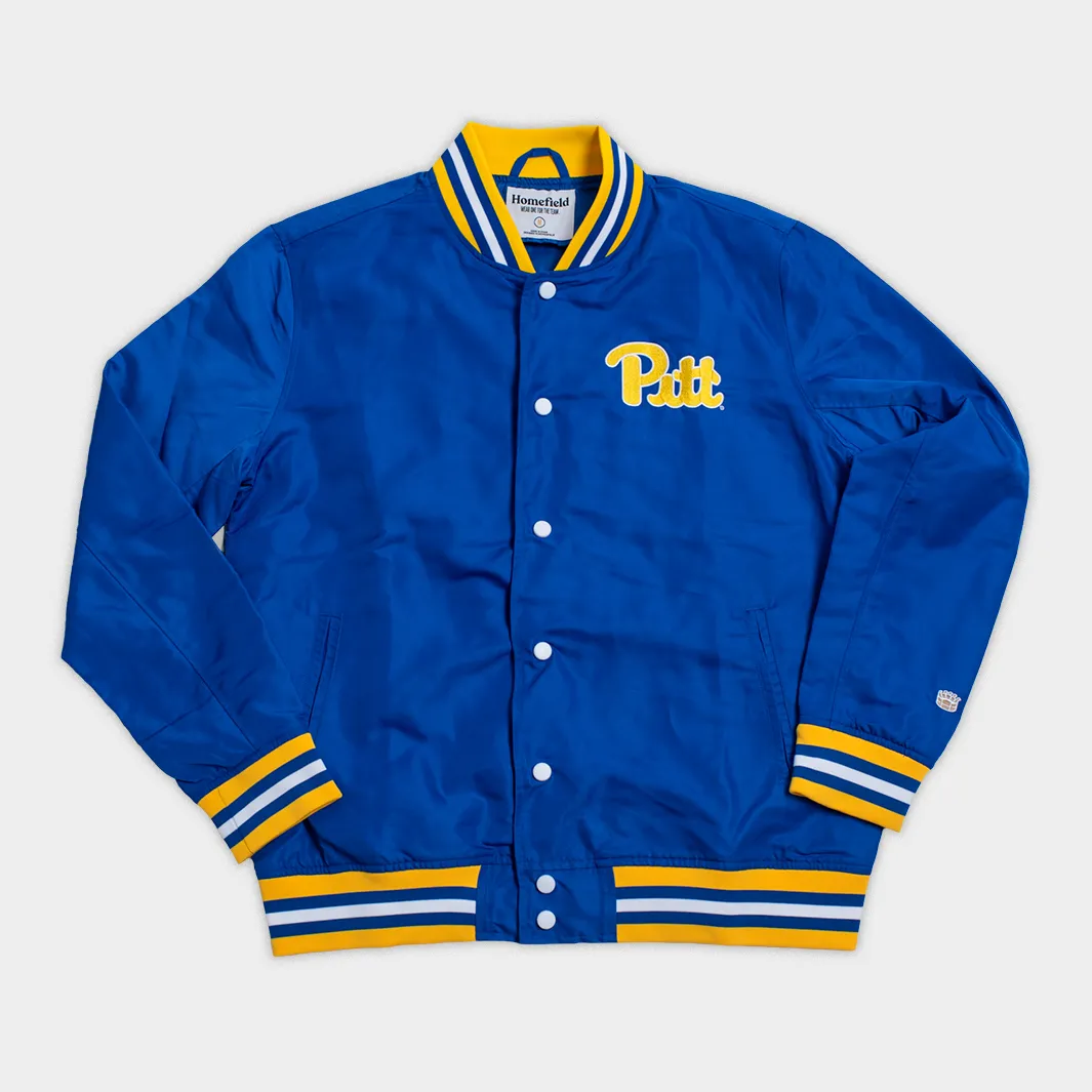 Vintage-Inspired "Pitt is It!" 1970's Bomber Jacket