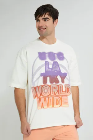 White LA Loungewear T-Shirt