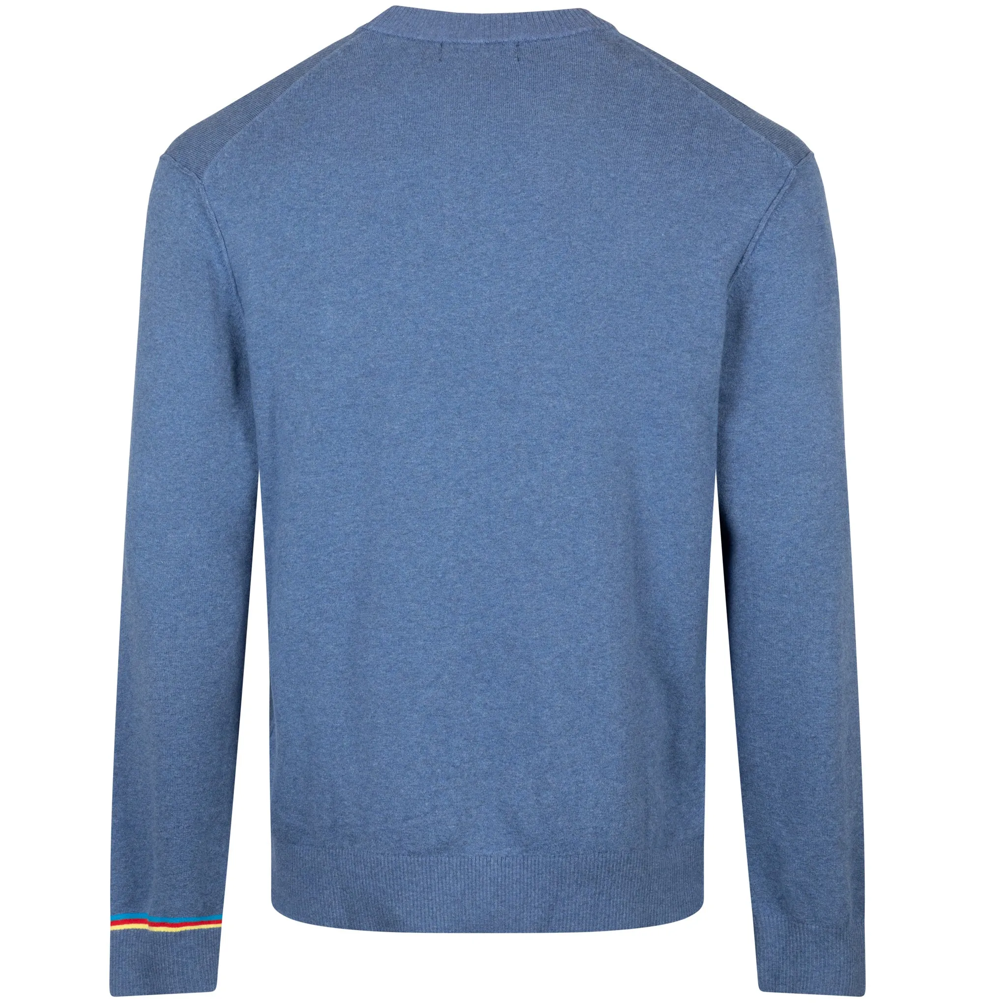 Wilcox Sweater Logo | Heather Dusty Blue