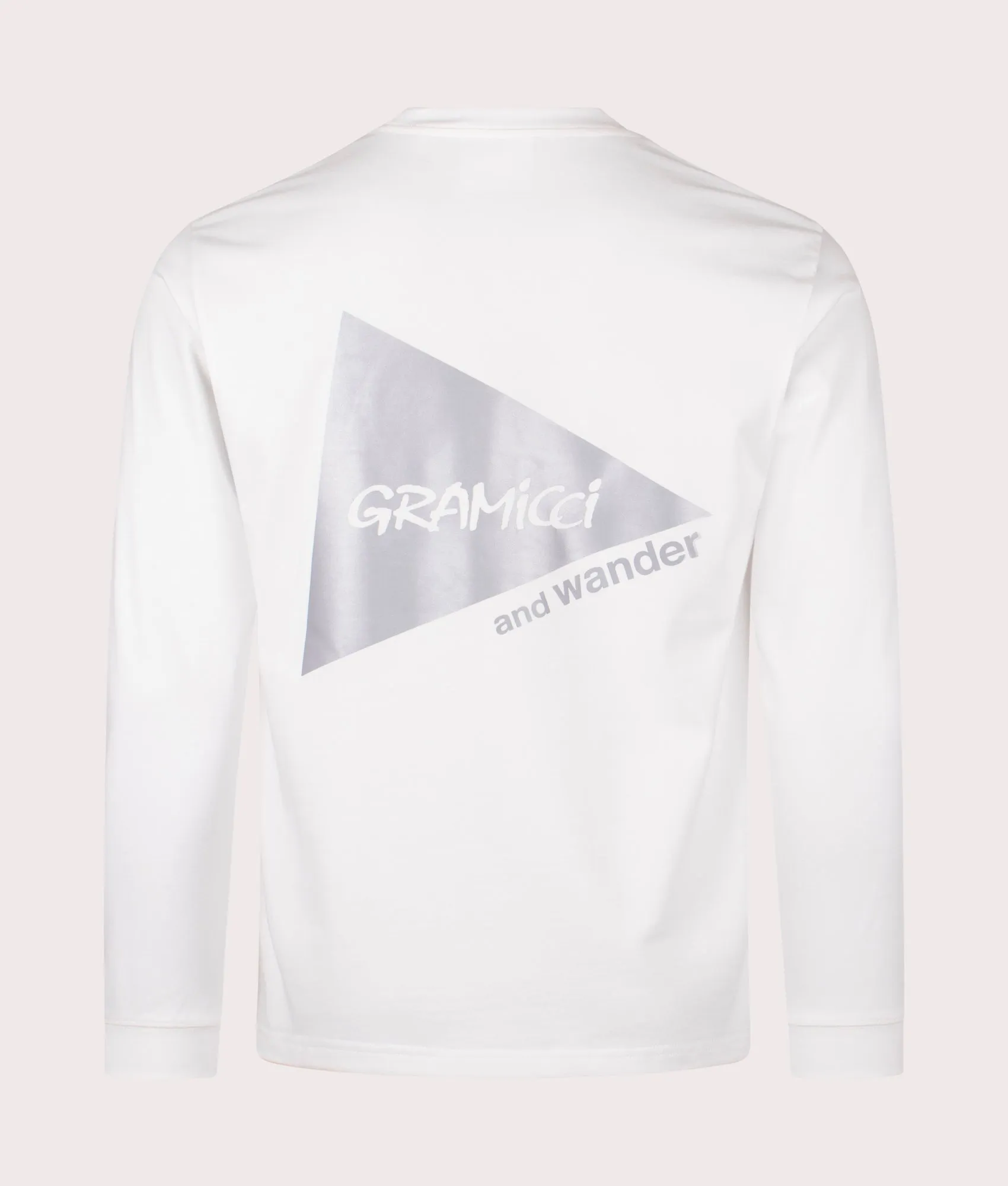 x and wander Backprint Long Sleeve T-Shirt