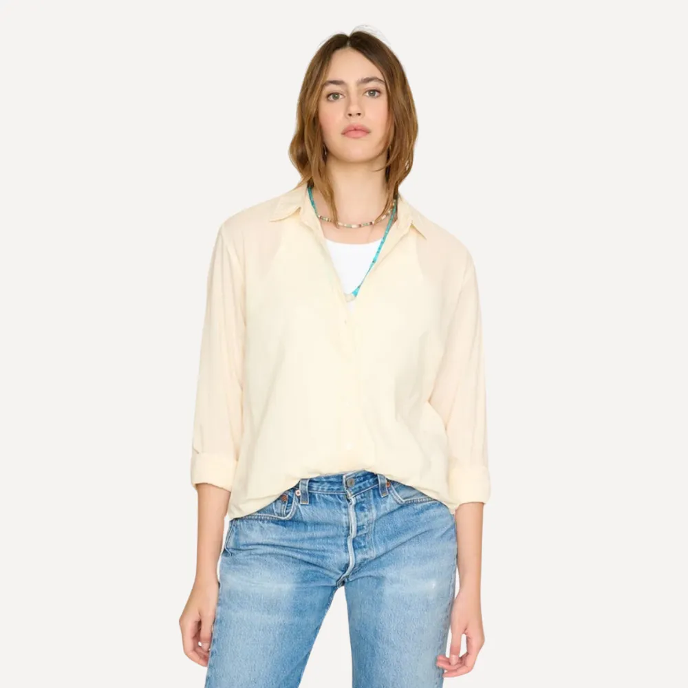 Xirena Beau Shirt - Pale Straw