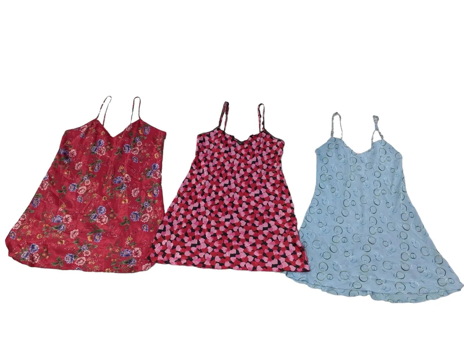 Y2k 2024 - Silk Slip Printed Tops Mix - 10 pcs