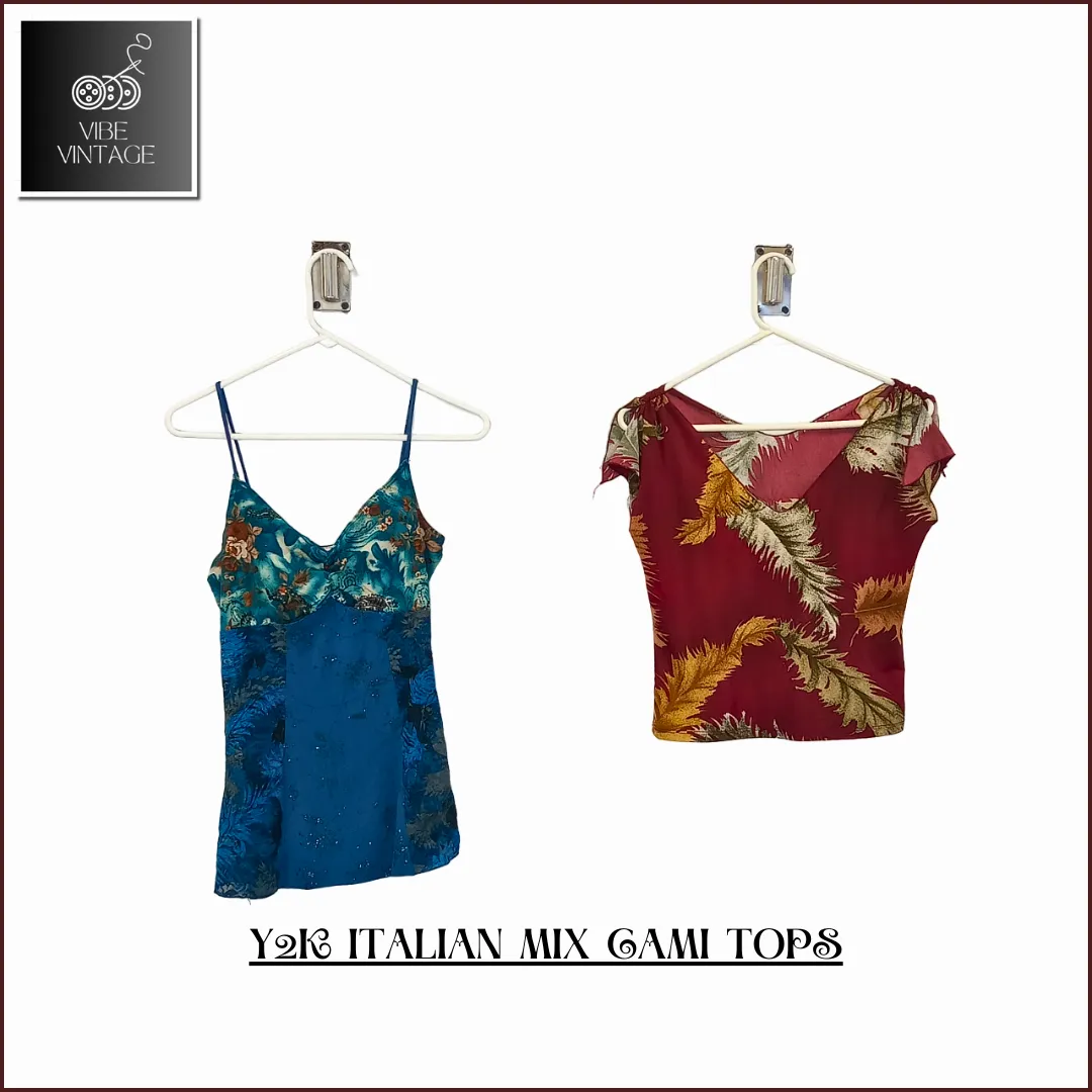 Y2K ITALIAN MIX CAMI TOPS - 10 PCS