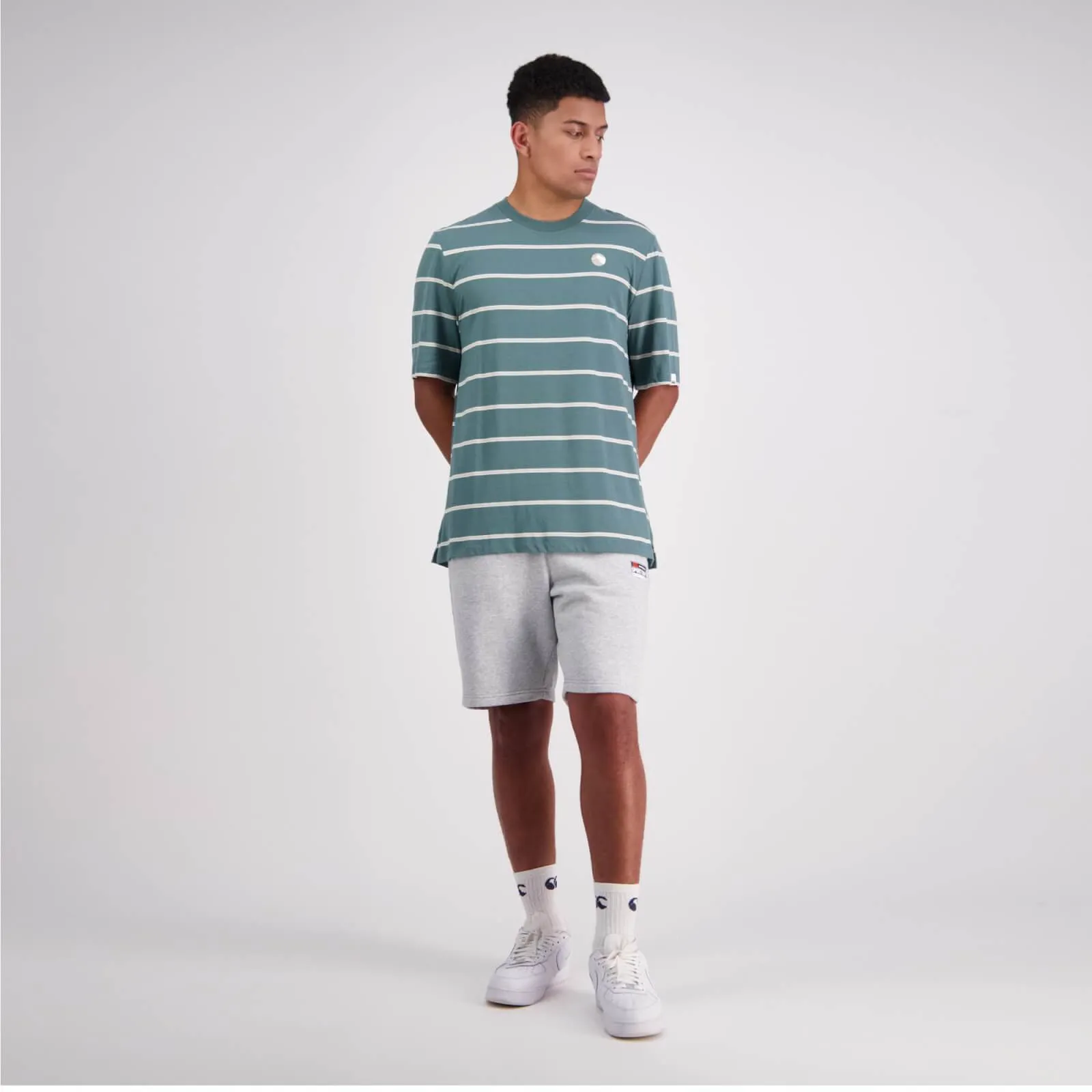 Yarn Dye Tee - sea pine